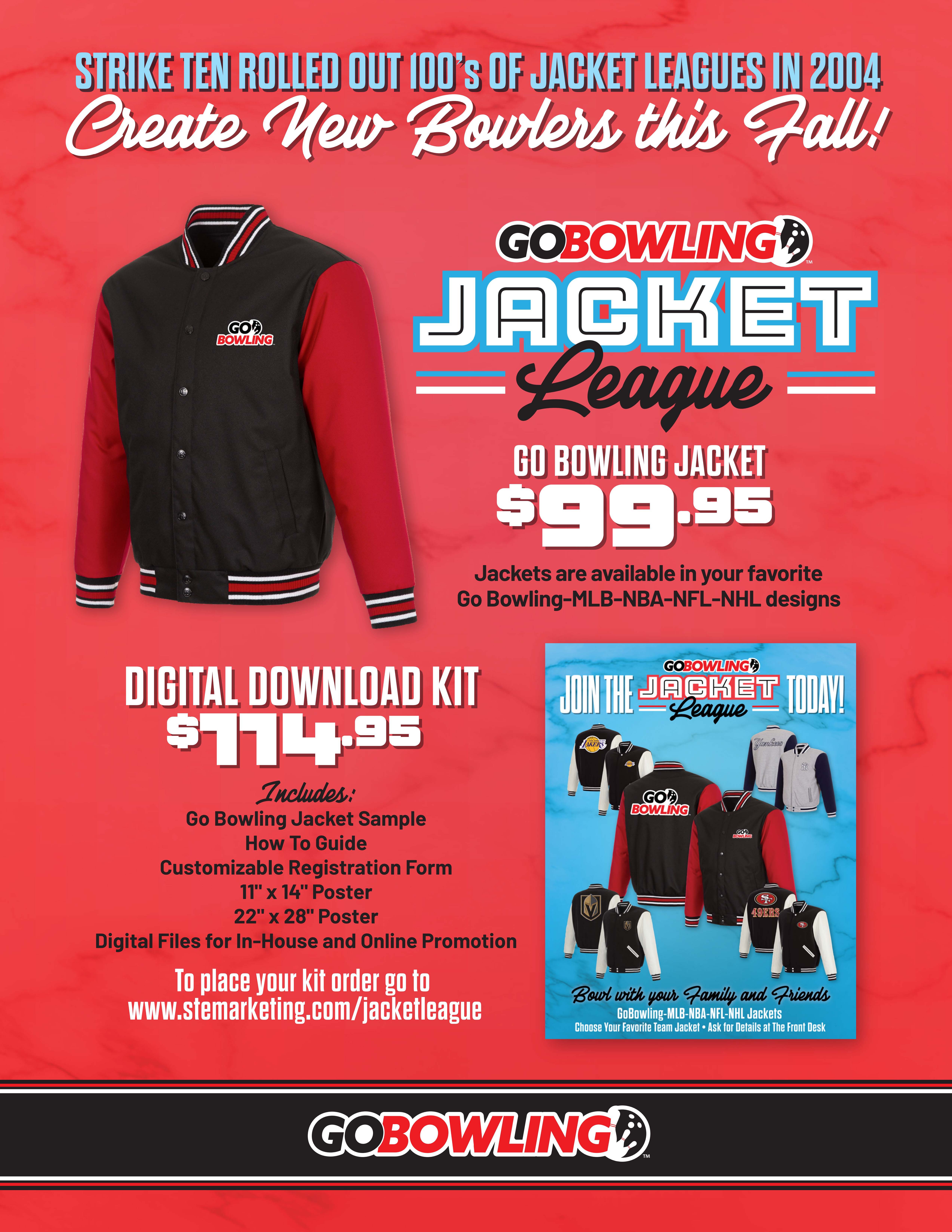 go bowling jacket league